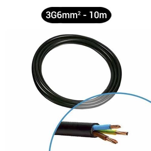 Câble électrique U-1000 R2V 3G6² B/M/VJ NEXANS - Couronne de 10m