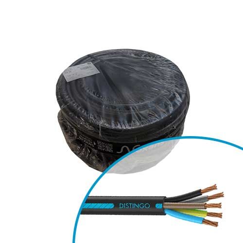 Câble électrique U-1000 R2V 5G6² N/M/G/B/VJ NEXANS Distingo - Couronne de 50m