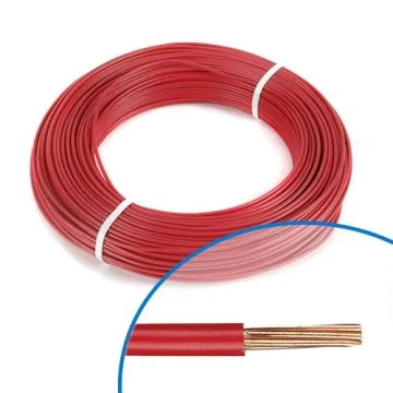 CABLE U500V ROUGE SECTION 6 100M