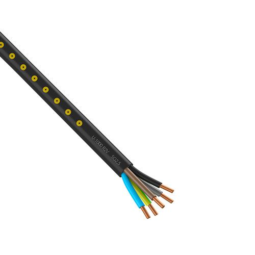 Câble électrique U-1000 R2V 5G2.5² N/M/G/B/VJ NEXANS - Prix au mètre